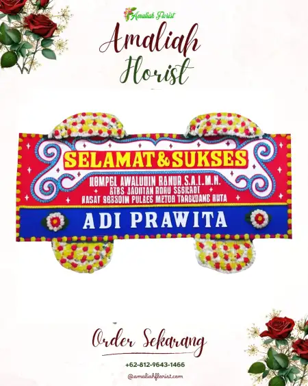 Papan Bunga Ucapan Selamat Sumbersekar
